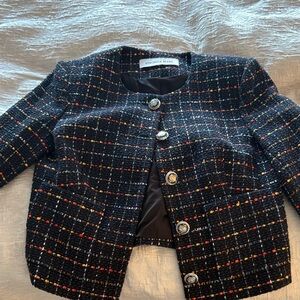 Veronica Beard Multicolor Tweed Jacket